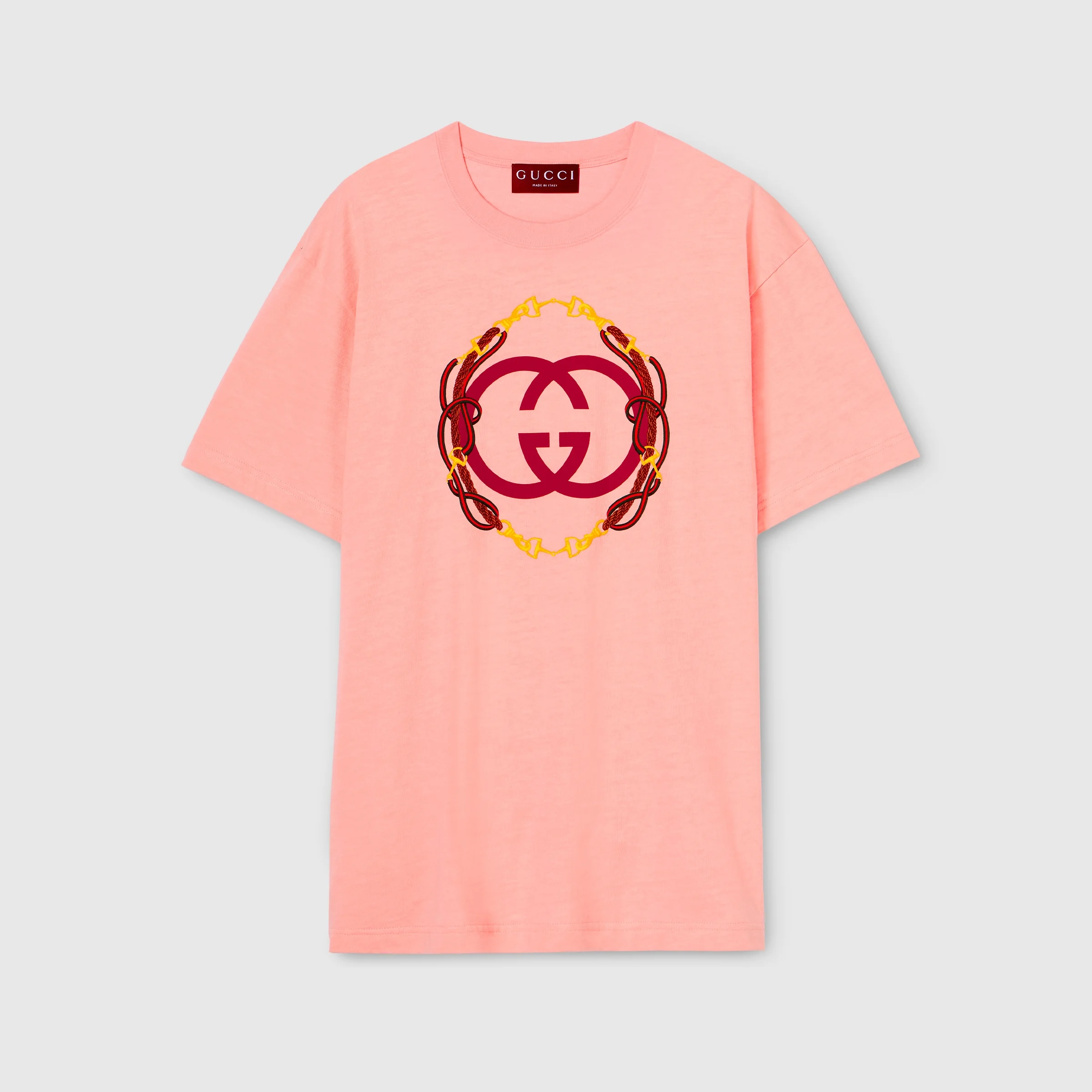 Cotton jersey T-shirt with print - 1