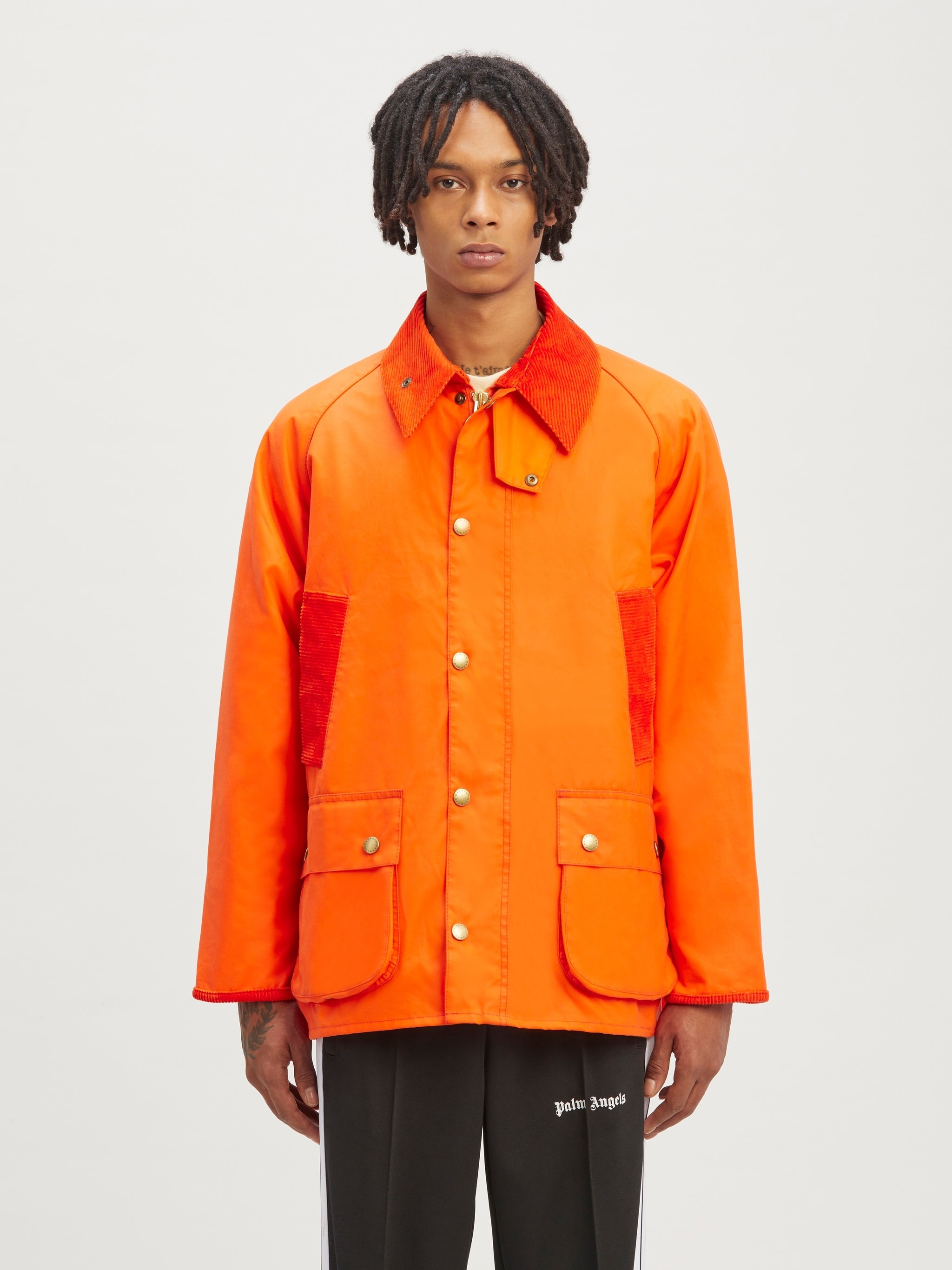 Palm Angels x Barbour Bedale Wax Jacket - 4