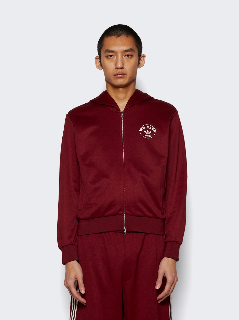 X Wales Bonner Track Hoodie Collegiate Burgundy - 2