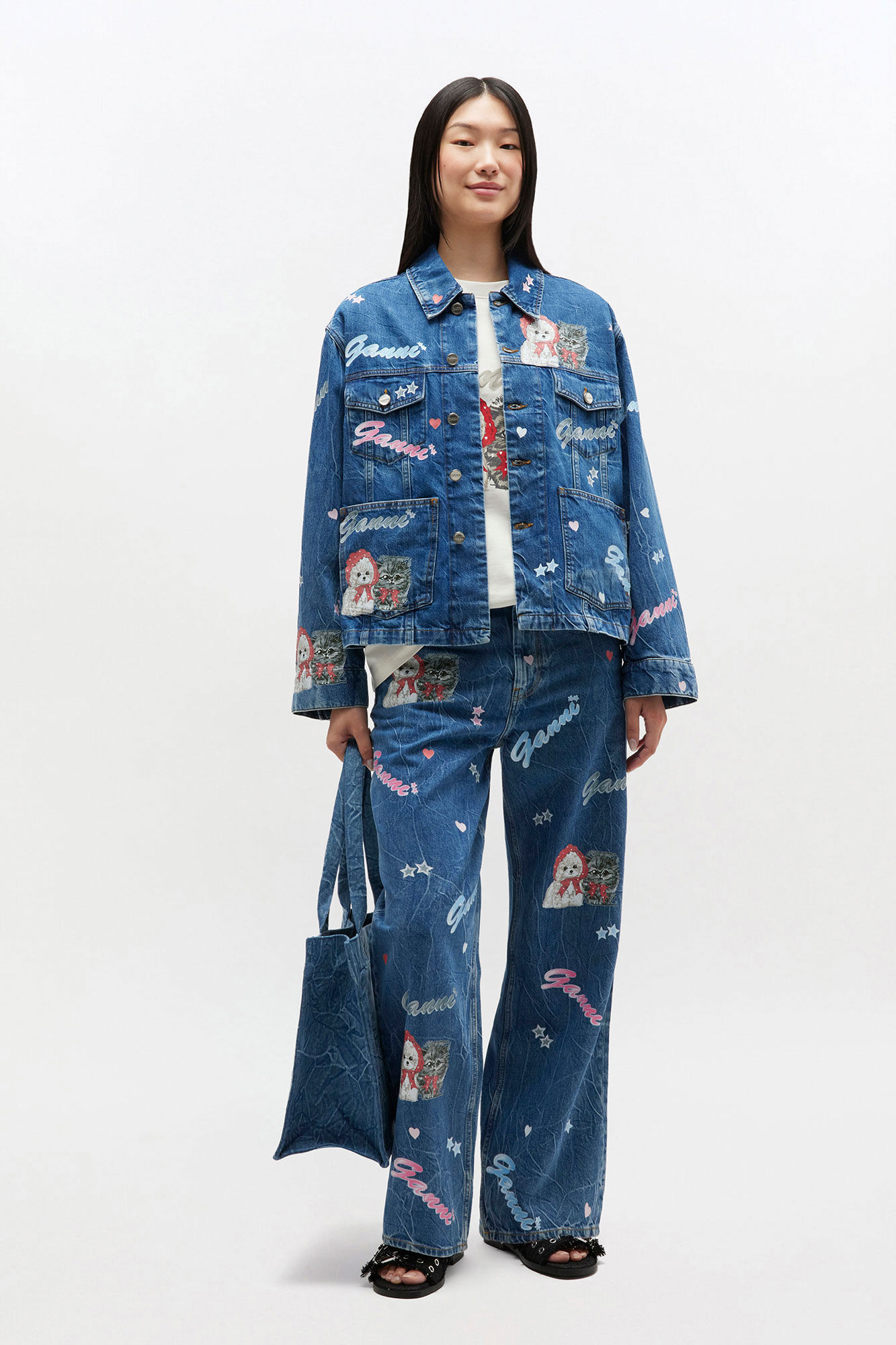 STARRY ANIMAL DENIM JACKET - 2
