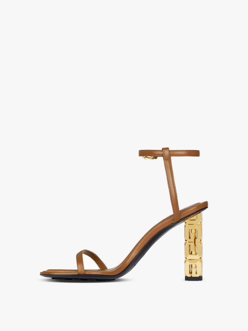 Givenchy G CUBE SANDALS IN LEATHER outlook