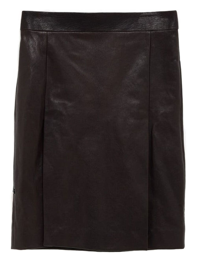 leather mini skirt 1