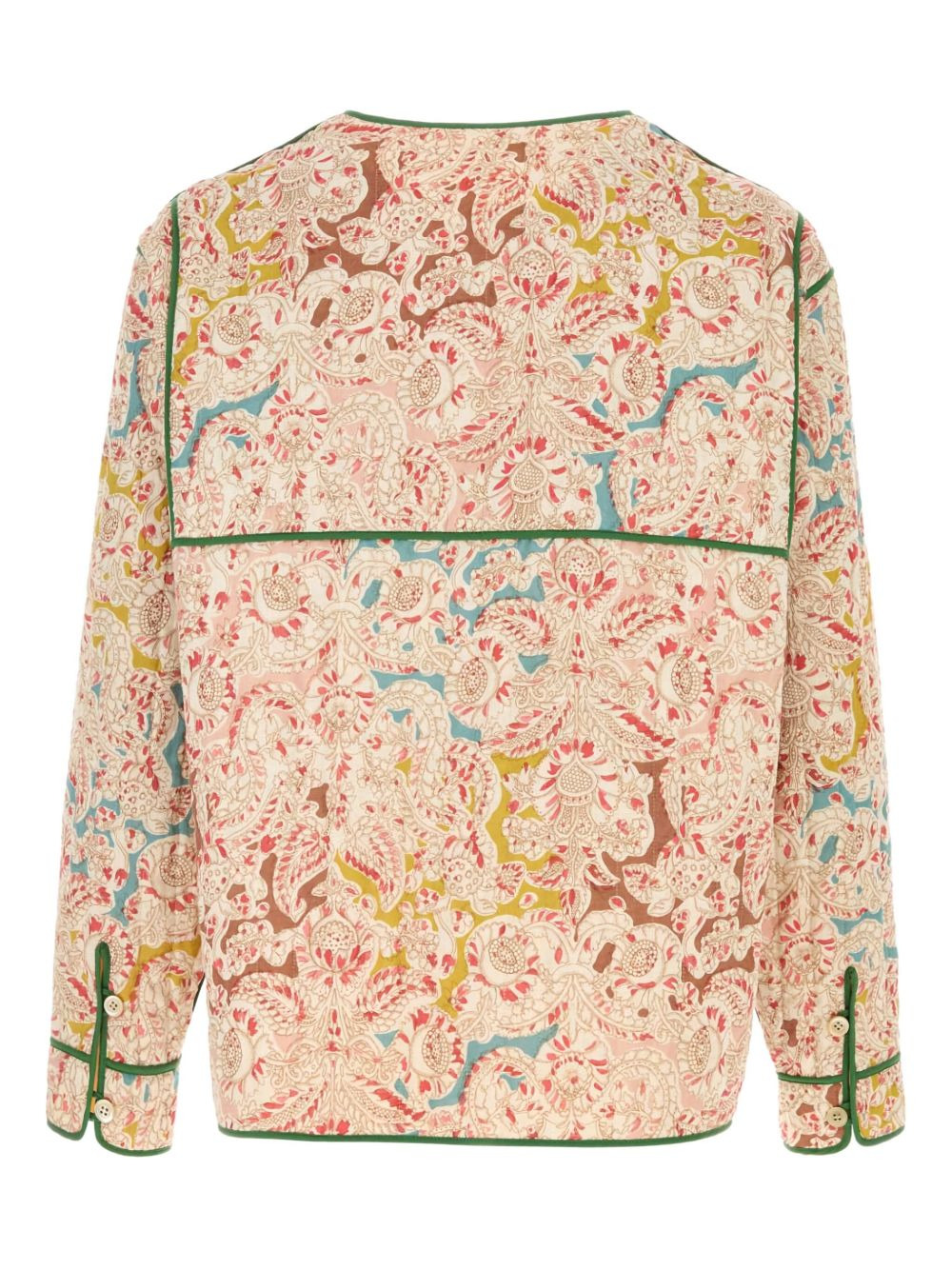 paisley-print linen shirt - 2