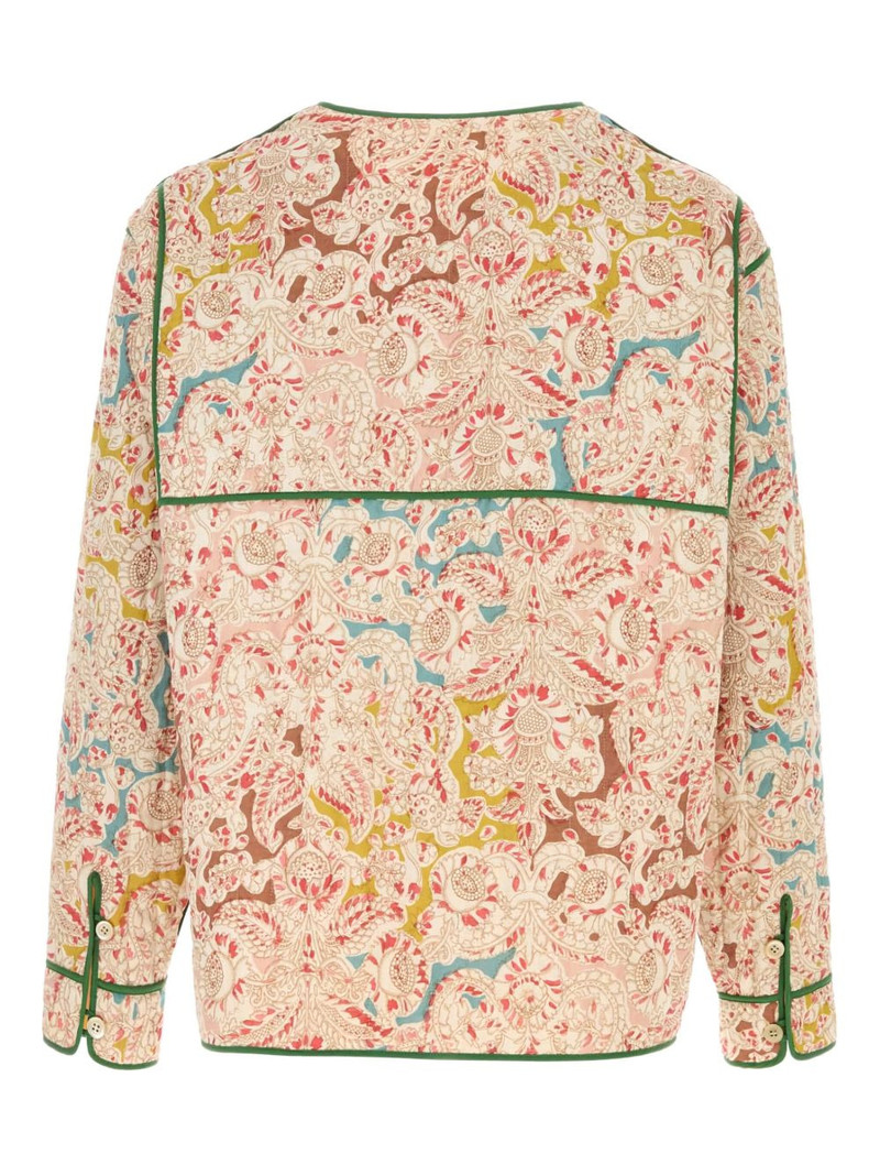 Valentino paisley-print linen shirt outlook