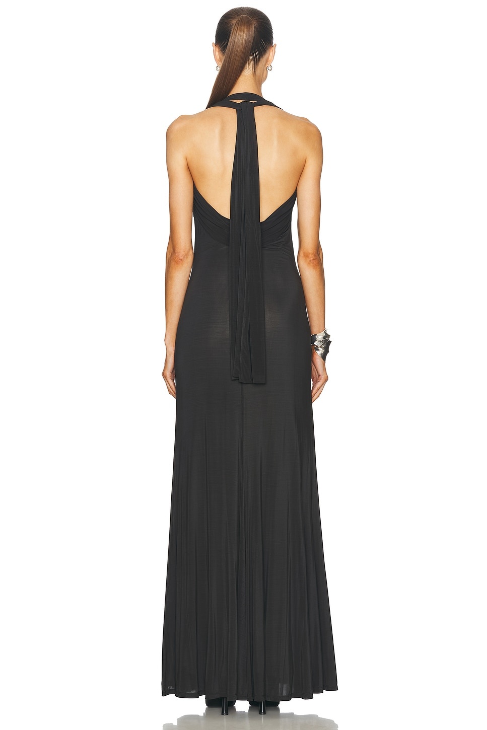 Sheer Long Dress - 3