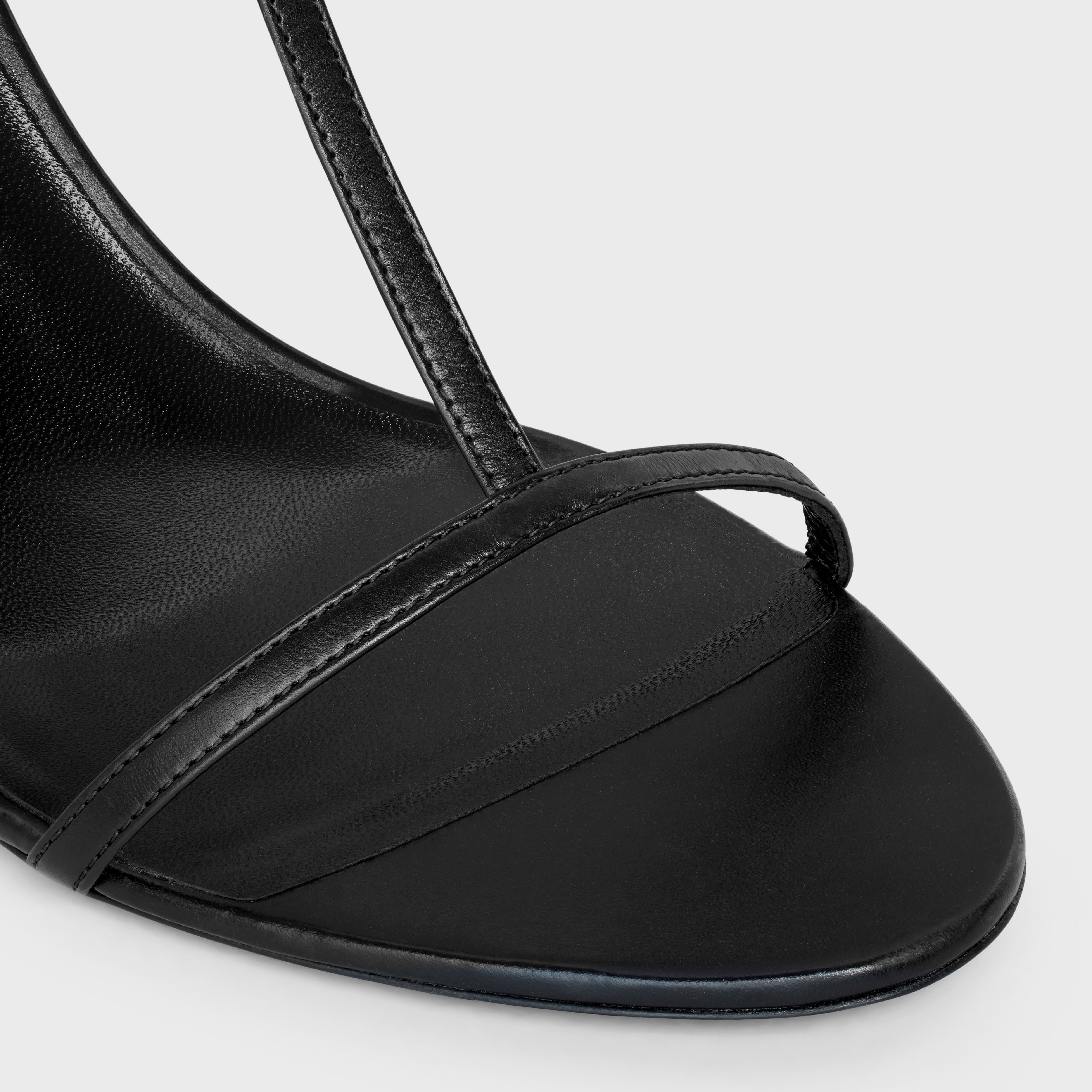 T-BAR TRIOMPHE SANDAL in CALFSKIN - 4