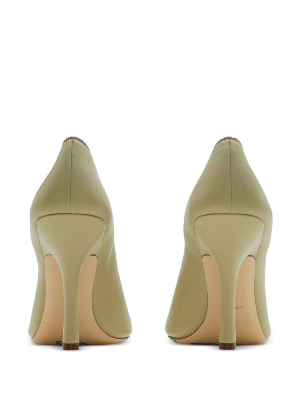 Baby Zip 100mm leather pumps - 3