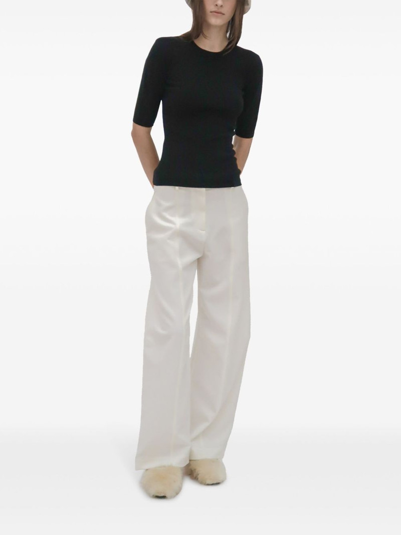 ROSETTA GETTY ribbed shortsleeved T-shirt outlook