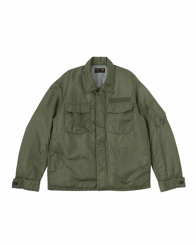 HELI CREW DOWN SHIRT JKT GREEN - 1