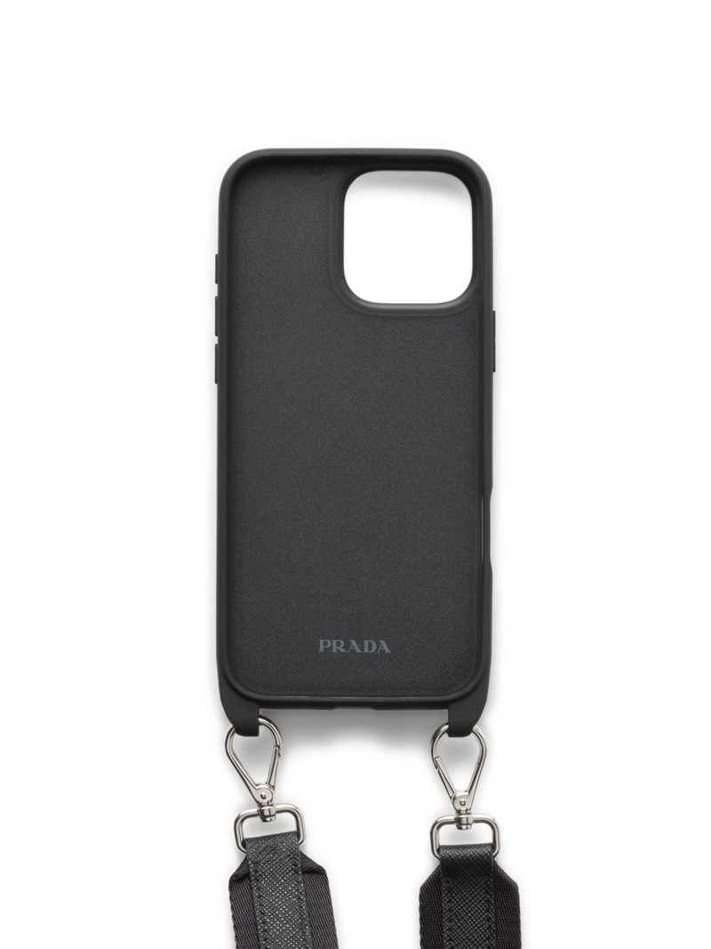 Prada leather iPhone 16 Pro Max case outlook