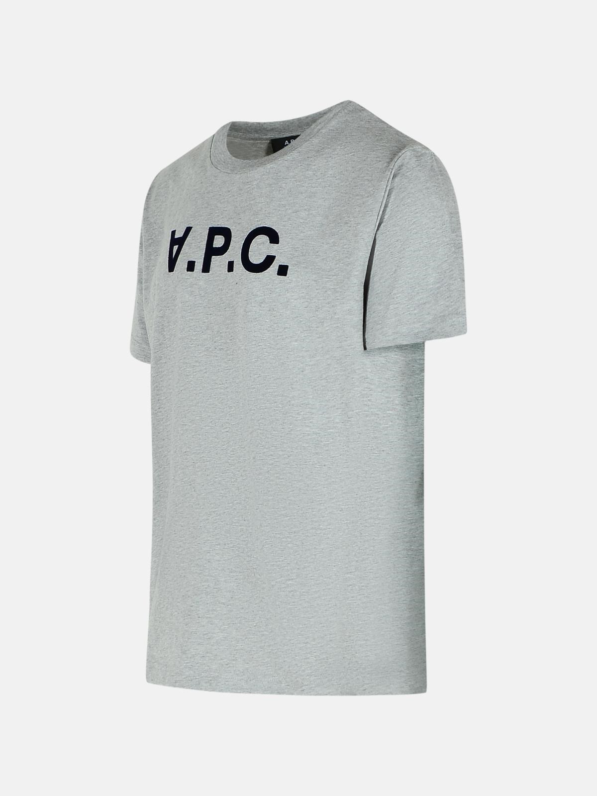 GRAY COTTON T-SHIRT - 2
