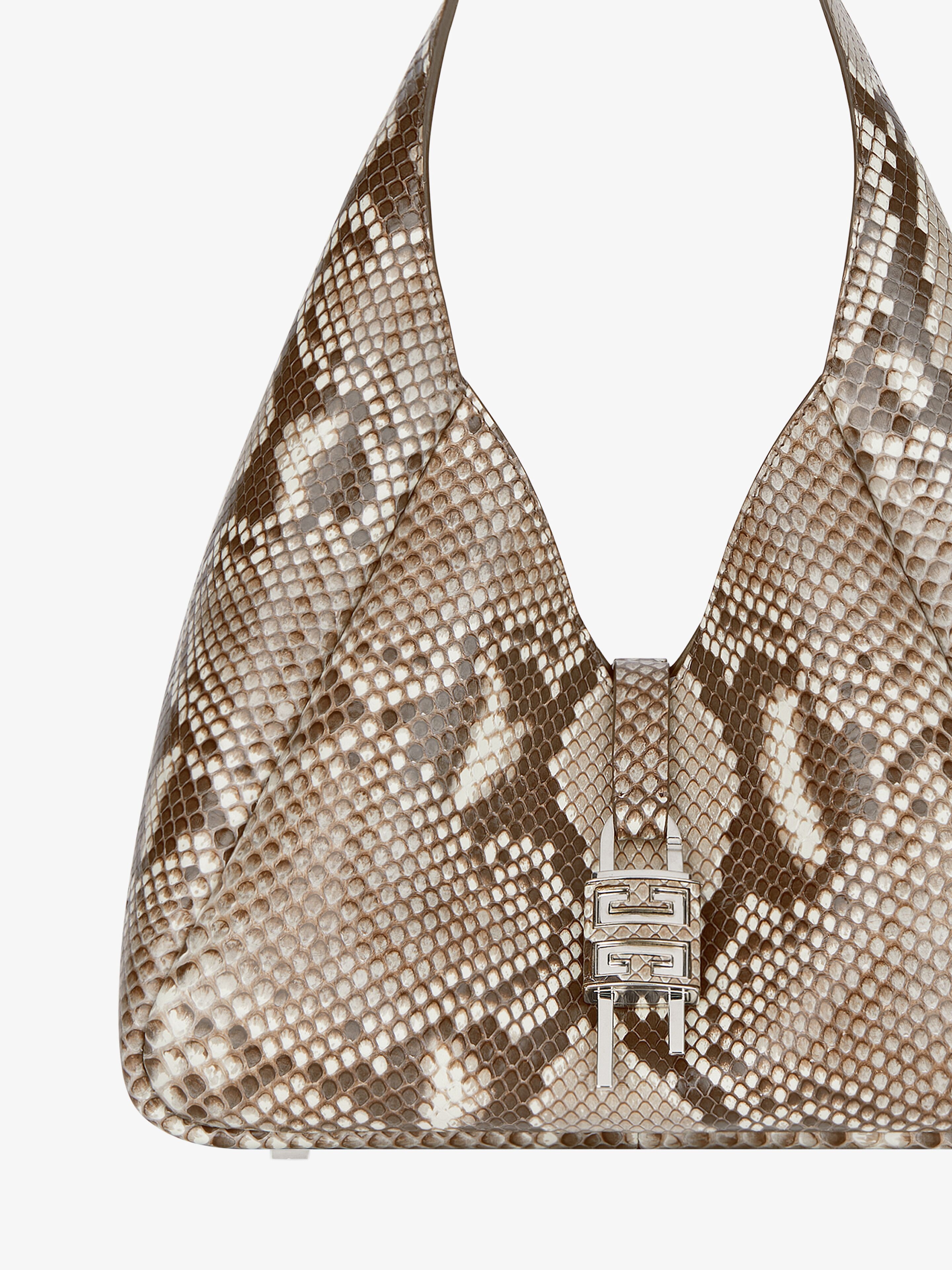 MEDIUM G-HOBO BAG IN PYTHON - 7