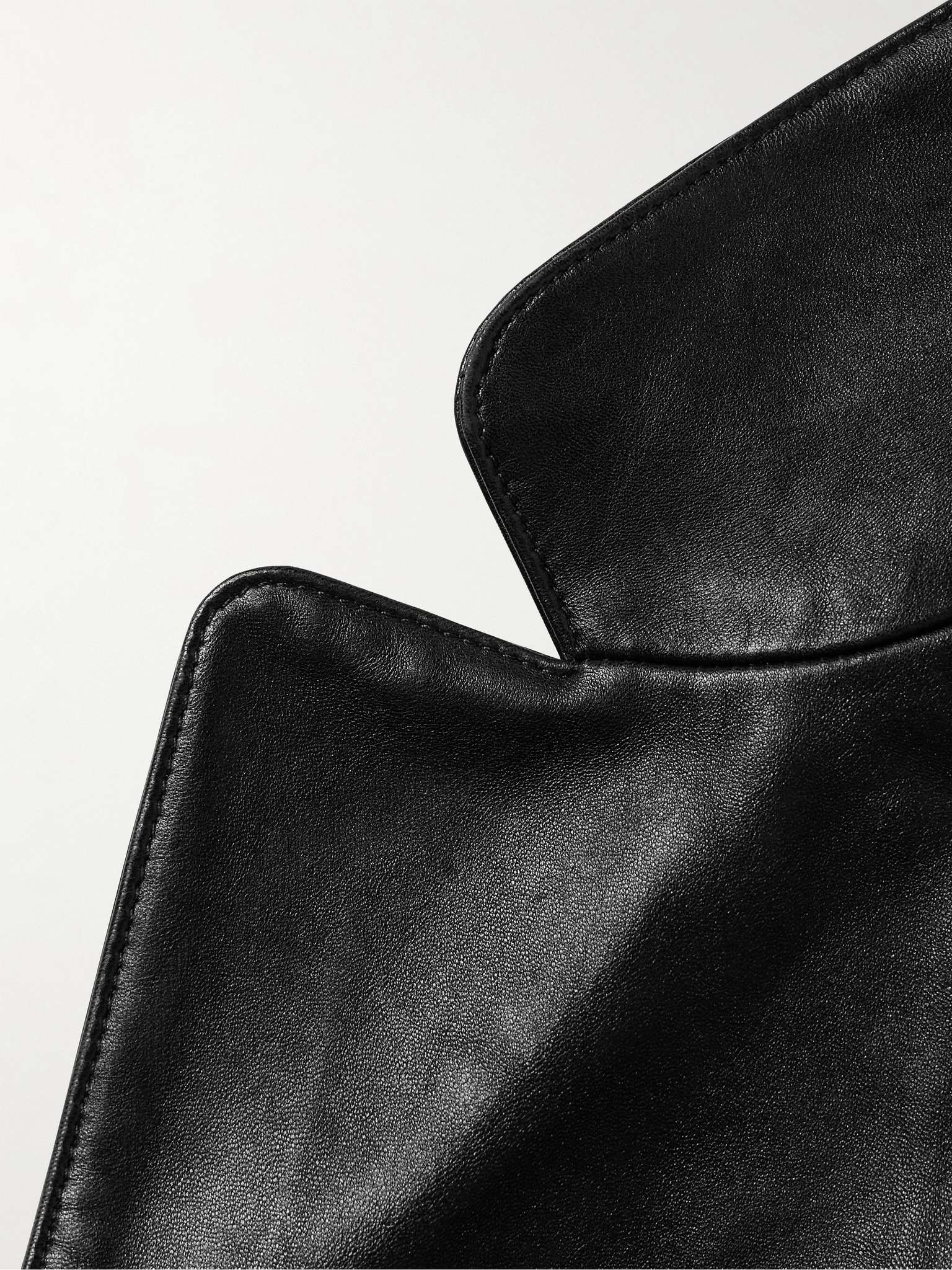 Go To Dallas Panelled Leather Blazer - 3