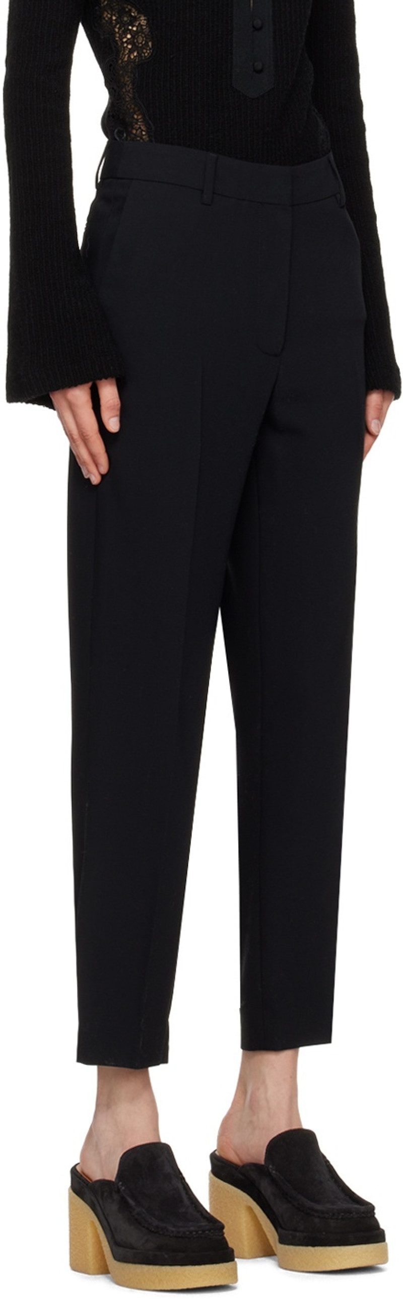 See by Chloé Black Tapered Trousers outlook