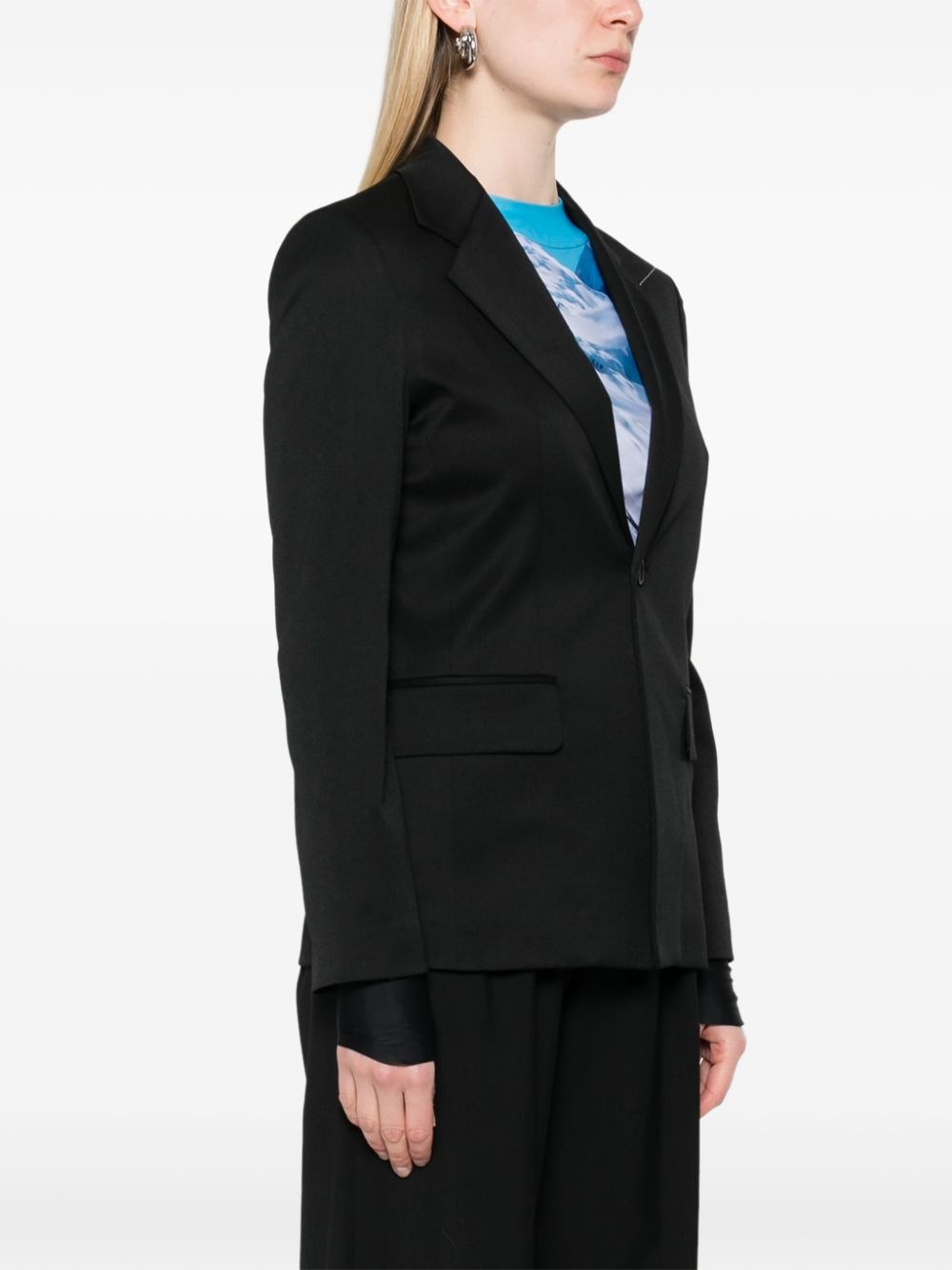 cut-out detailed blazer - 3