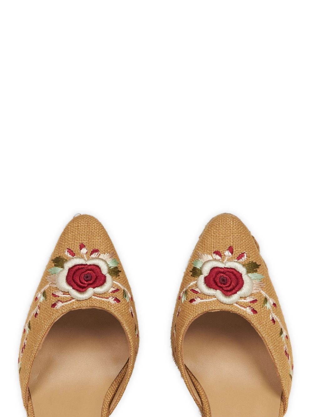 floral-embroidered espadrilles - 3