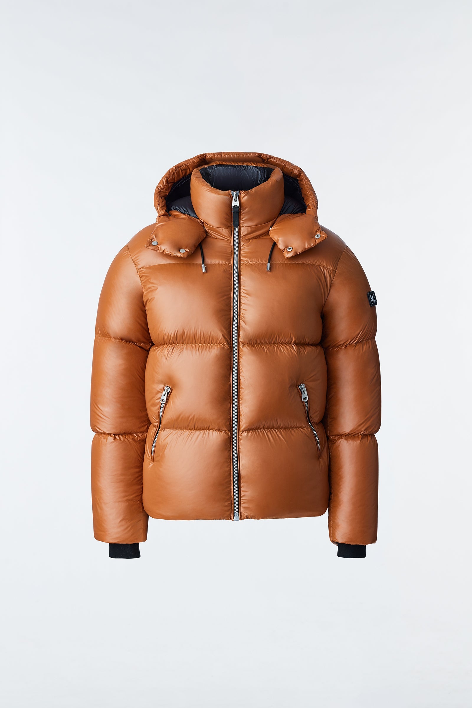 KENT-Z lustrous down jacket with hood - 1