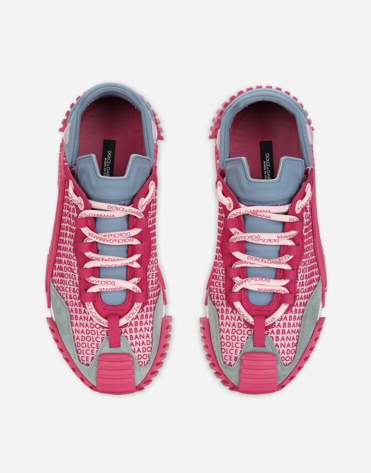 Mixed-materials NS1 slip-on sneakers - 4