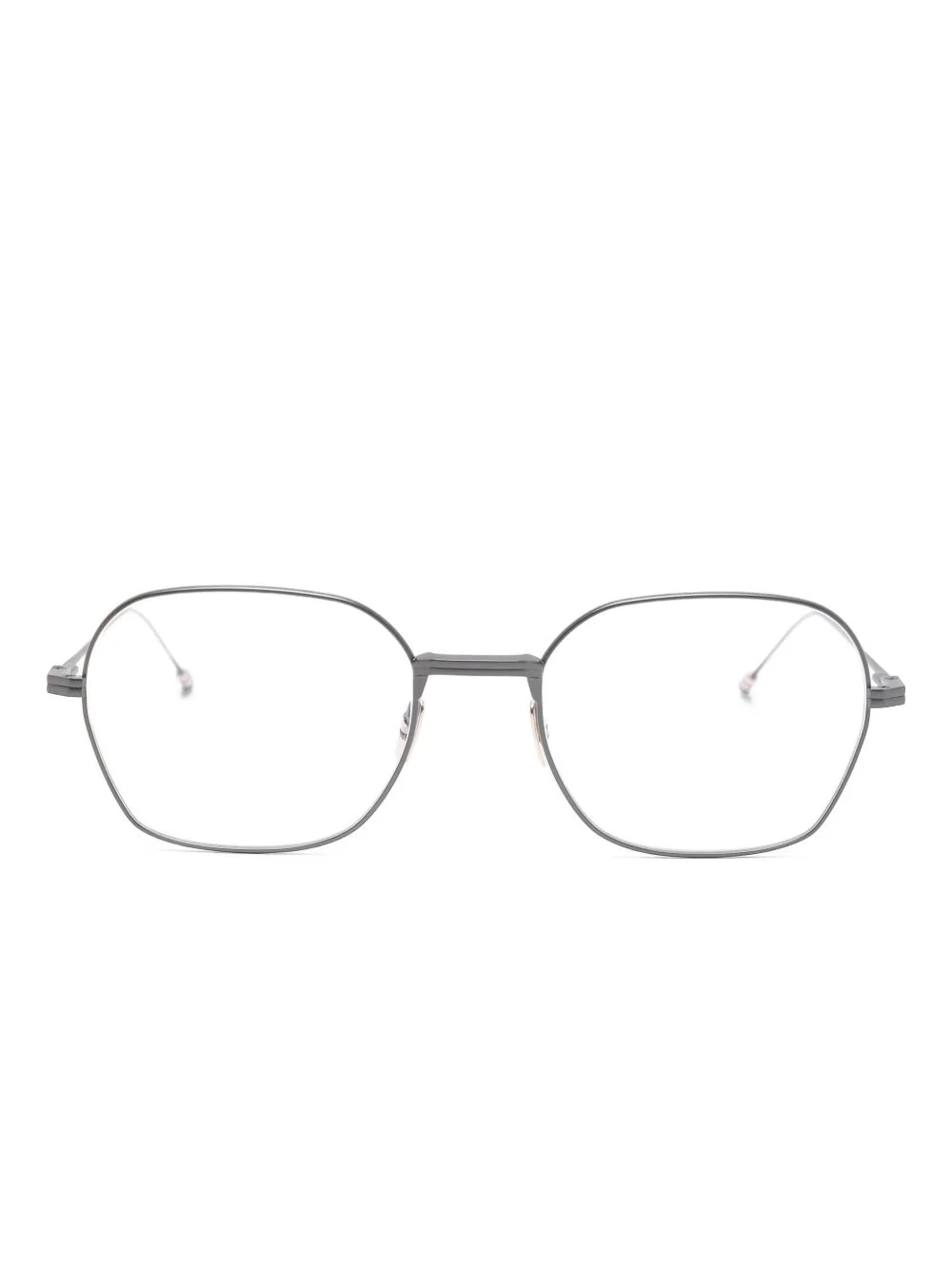 geometric-frame glasses - 1