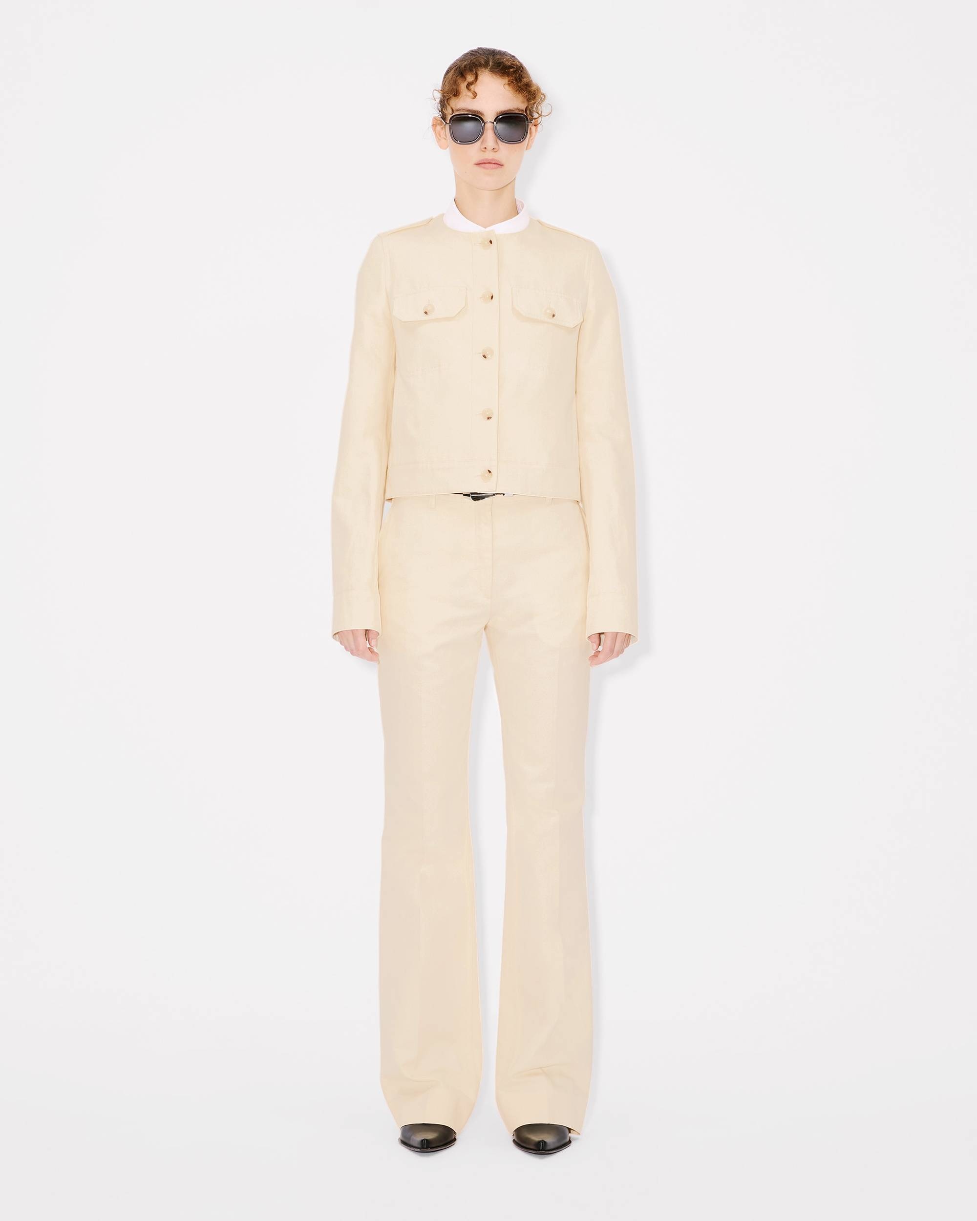 Flared pants in cotton - 3