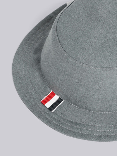 Thom Browne Medium Grey Classic 4-Bar Bucket Hat outlook