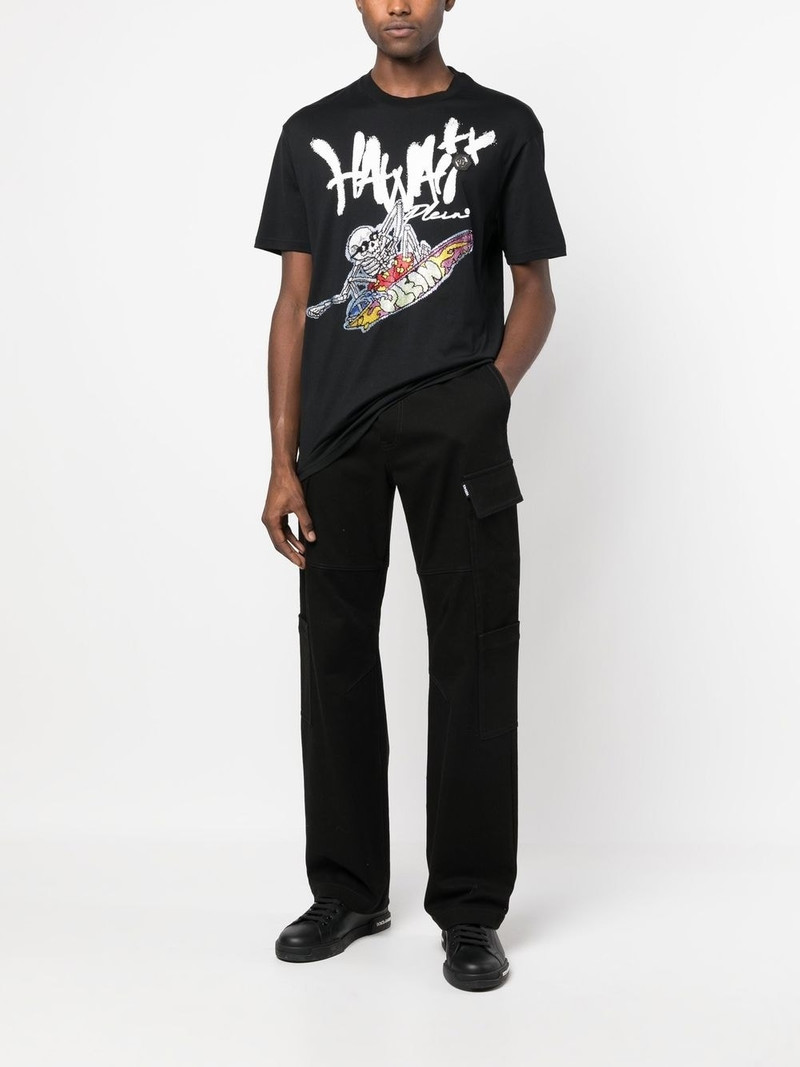 PHILIPP PLEIN graphic-print short-sleeved T-shirt outlook