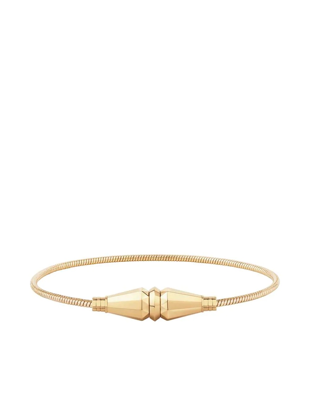 18kt yellow gold Jack de Boucheron single wrap bracelet - 1