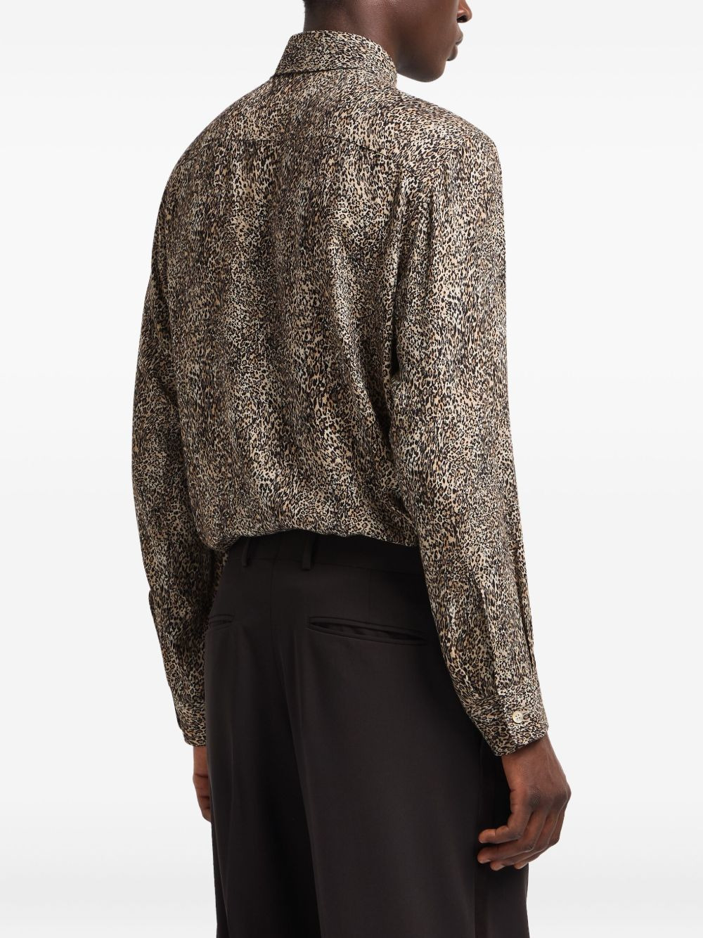 animal-print shirt - 4