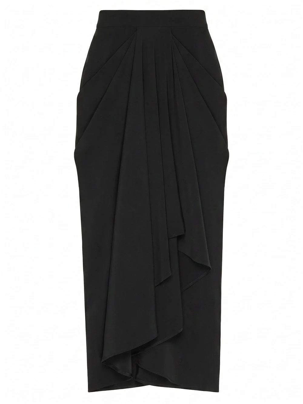 Givenchy Women Draped Midi Skirt - 1