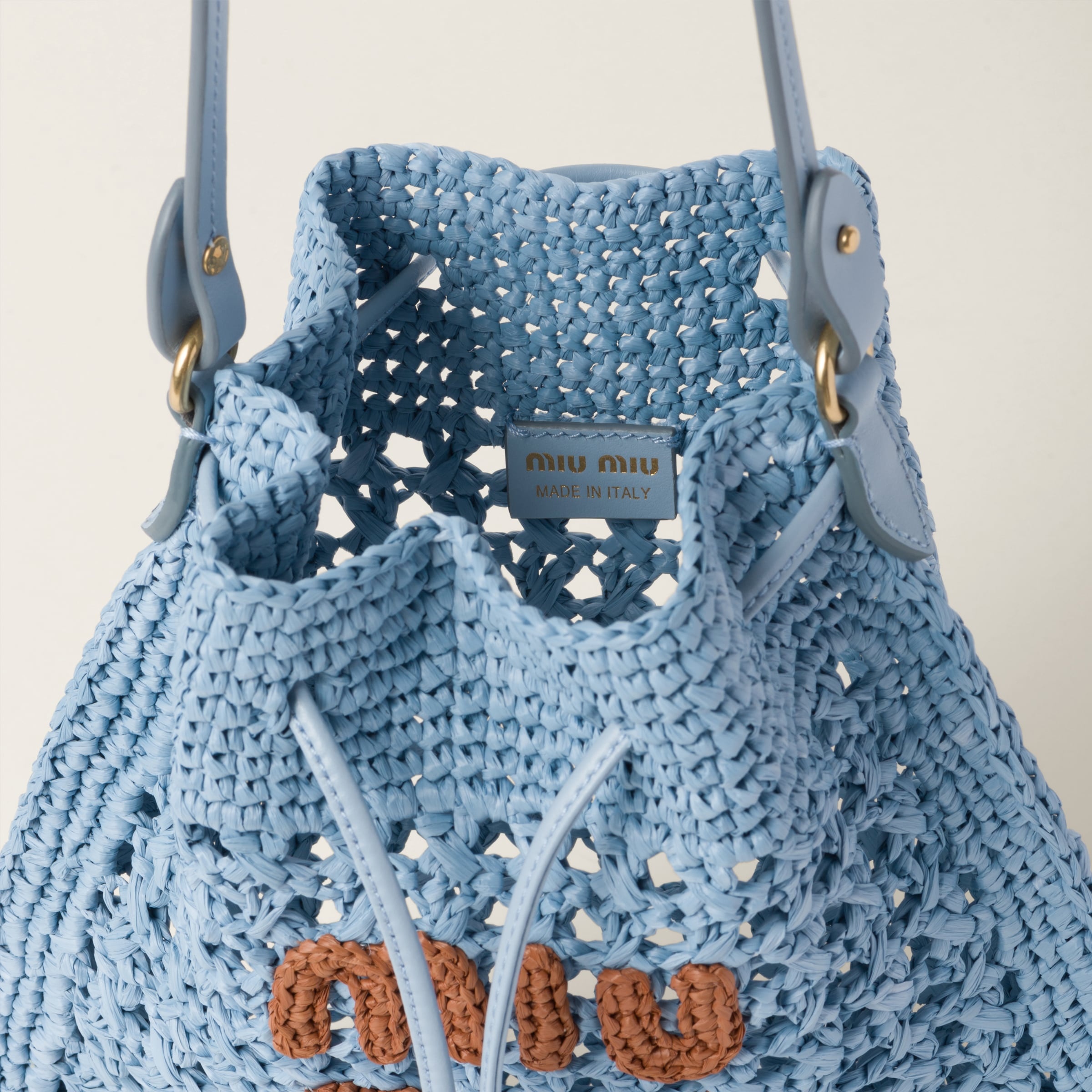Miu Miu Woven fabric mini-bag | REVERSIBLE