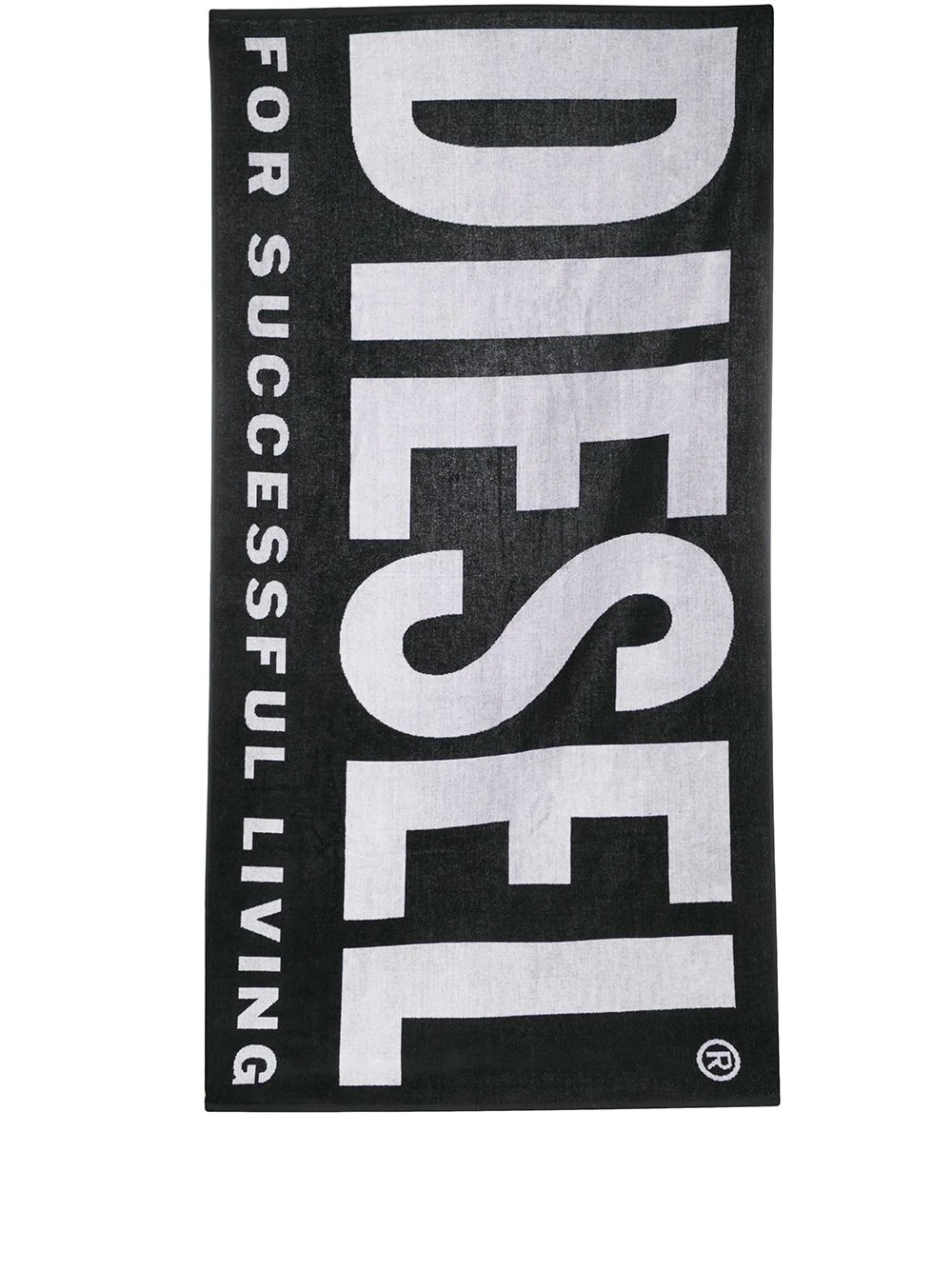 cotton logo beach towel - 3