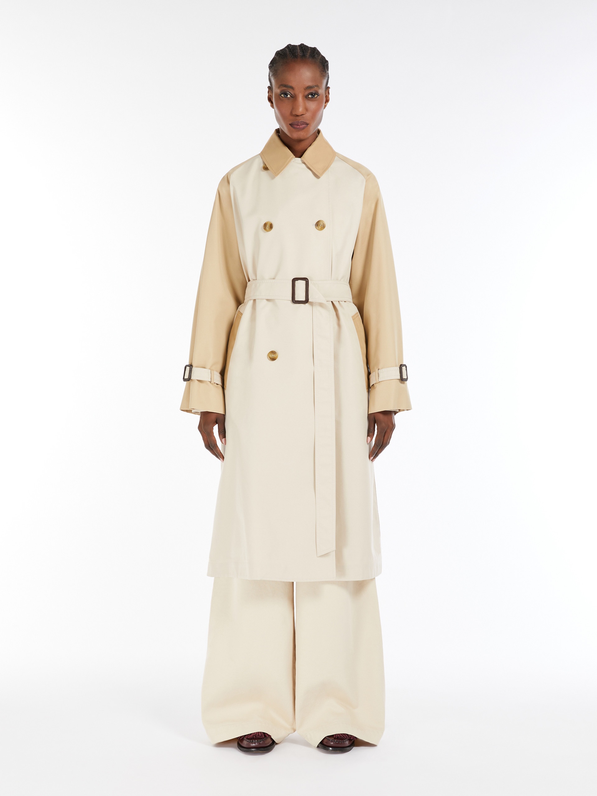 CANASTA Reversible trench coat in water-repellent gabardine - 3