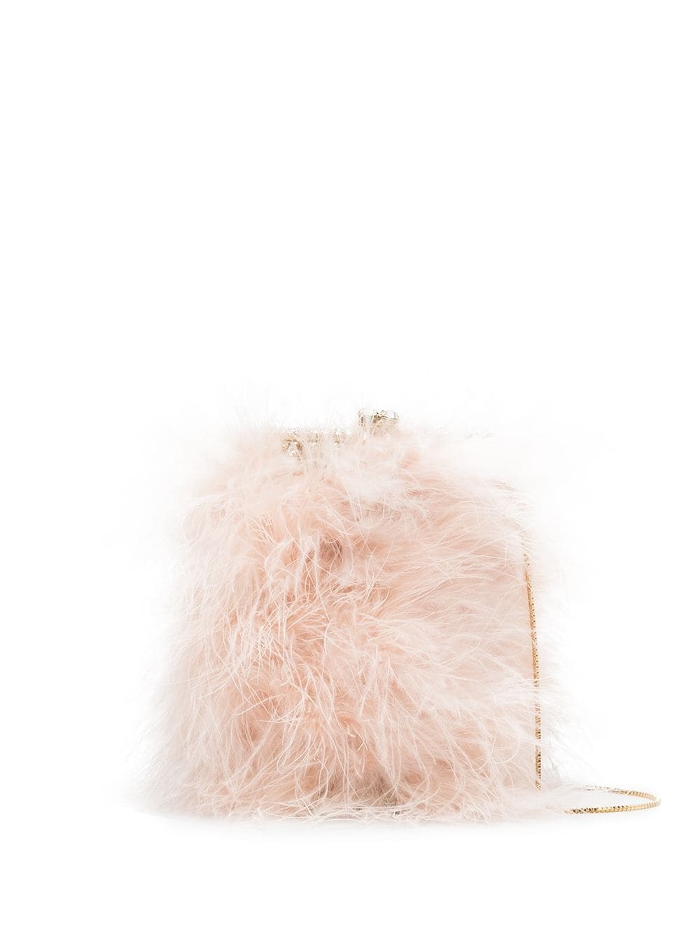 feathered crossbody bag - 1