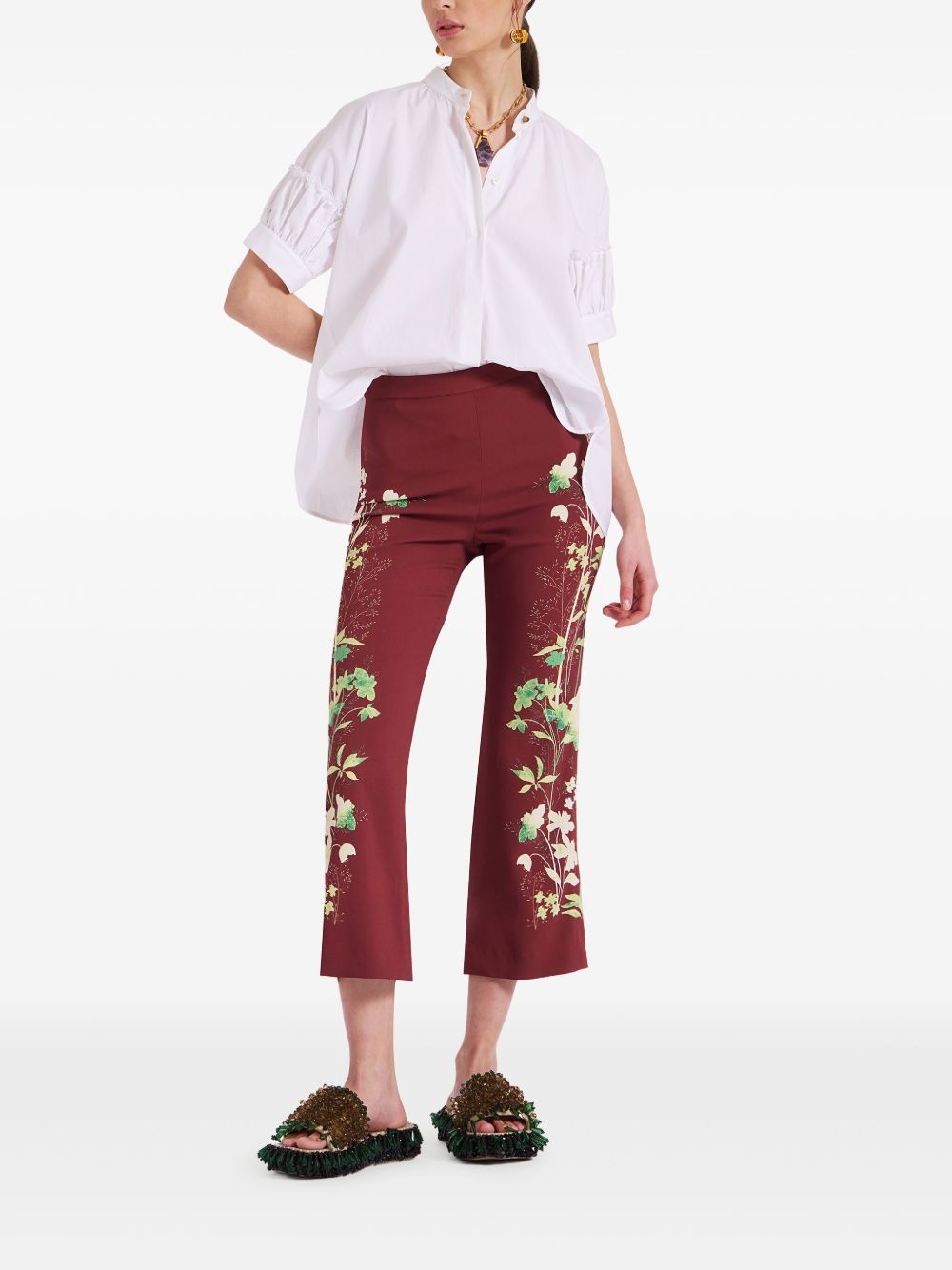 Woodland-print trousers - 2