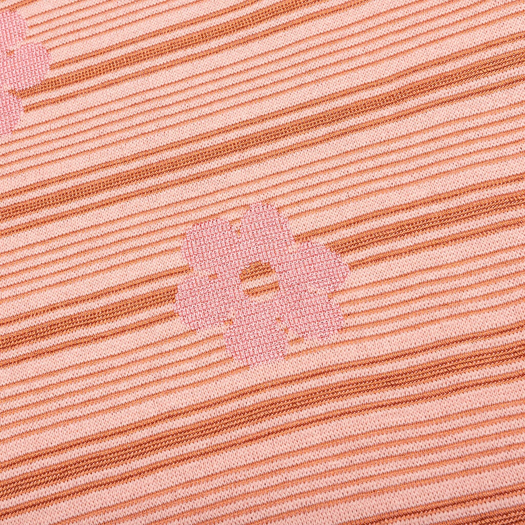 STRIPED FLORAL T-SHIRT - PINK GUMMY - 4