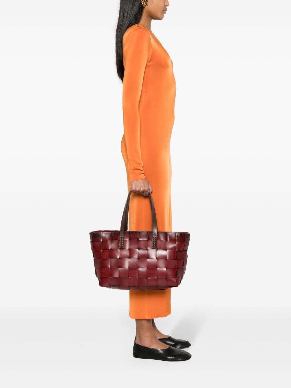 Japan leather tote bag - 2