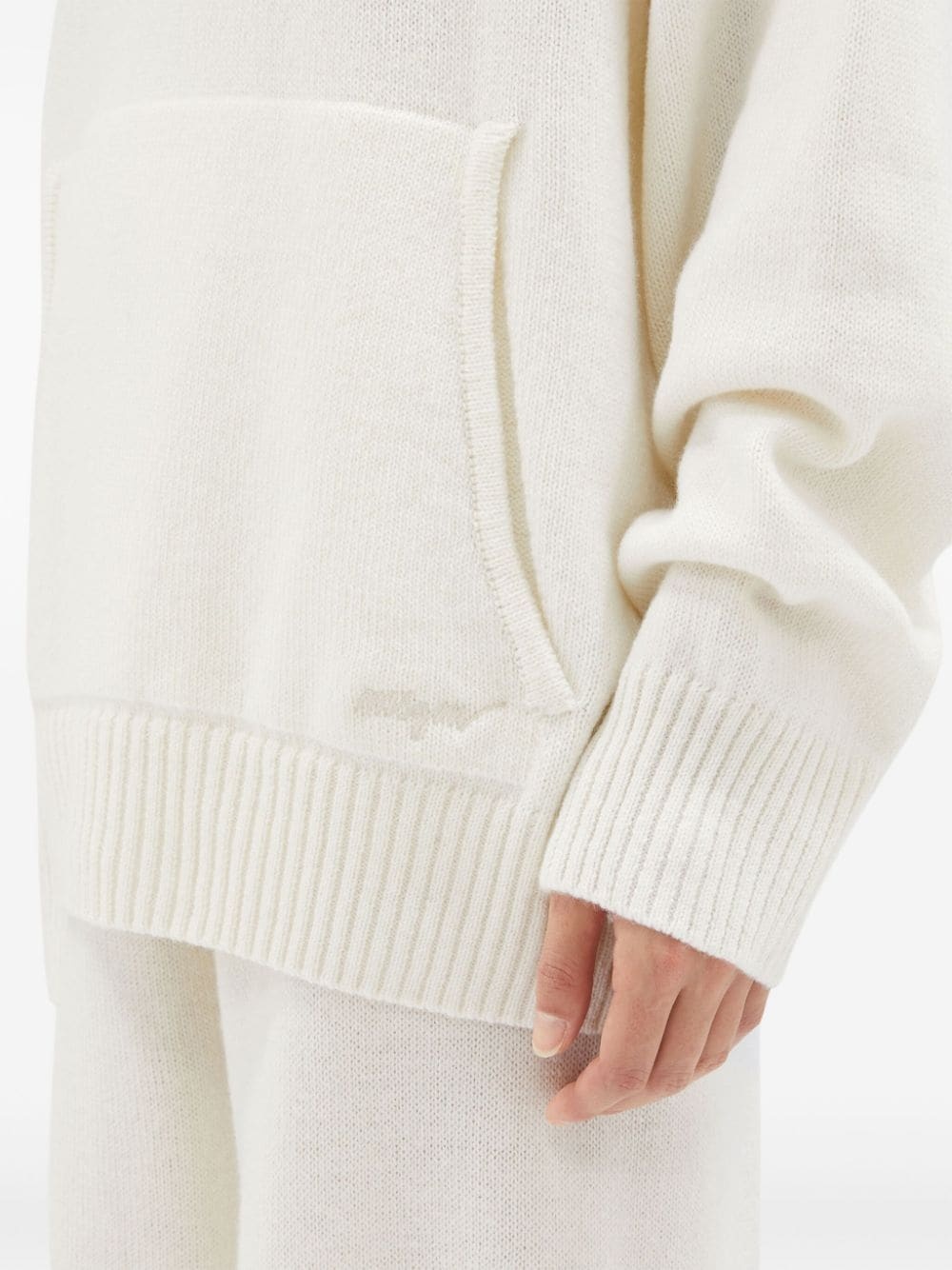 embroidered-logo sweatshirt - 5
