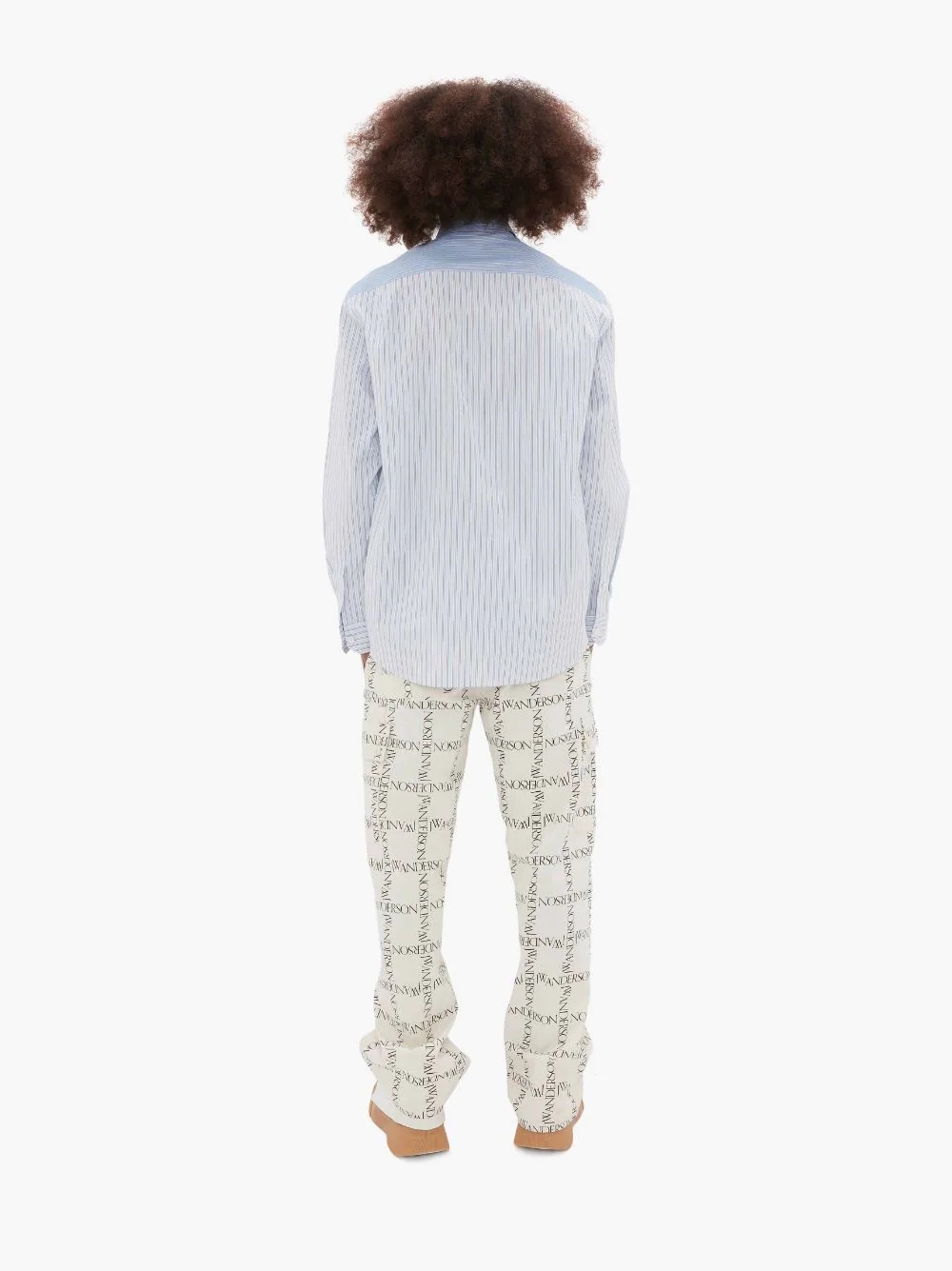 RELAXED STRIPE PATCHWORK SHIRT - 4