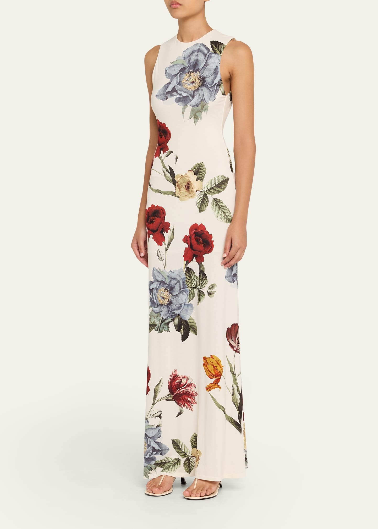 Delora Open-Back Sleeveless Maxi Dress - 4