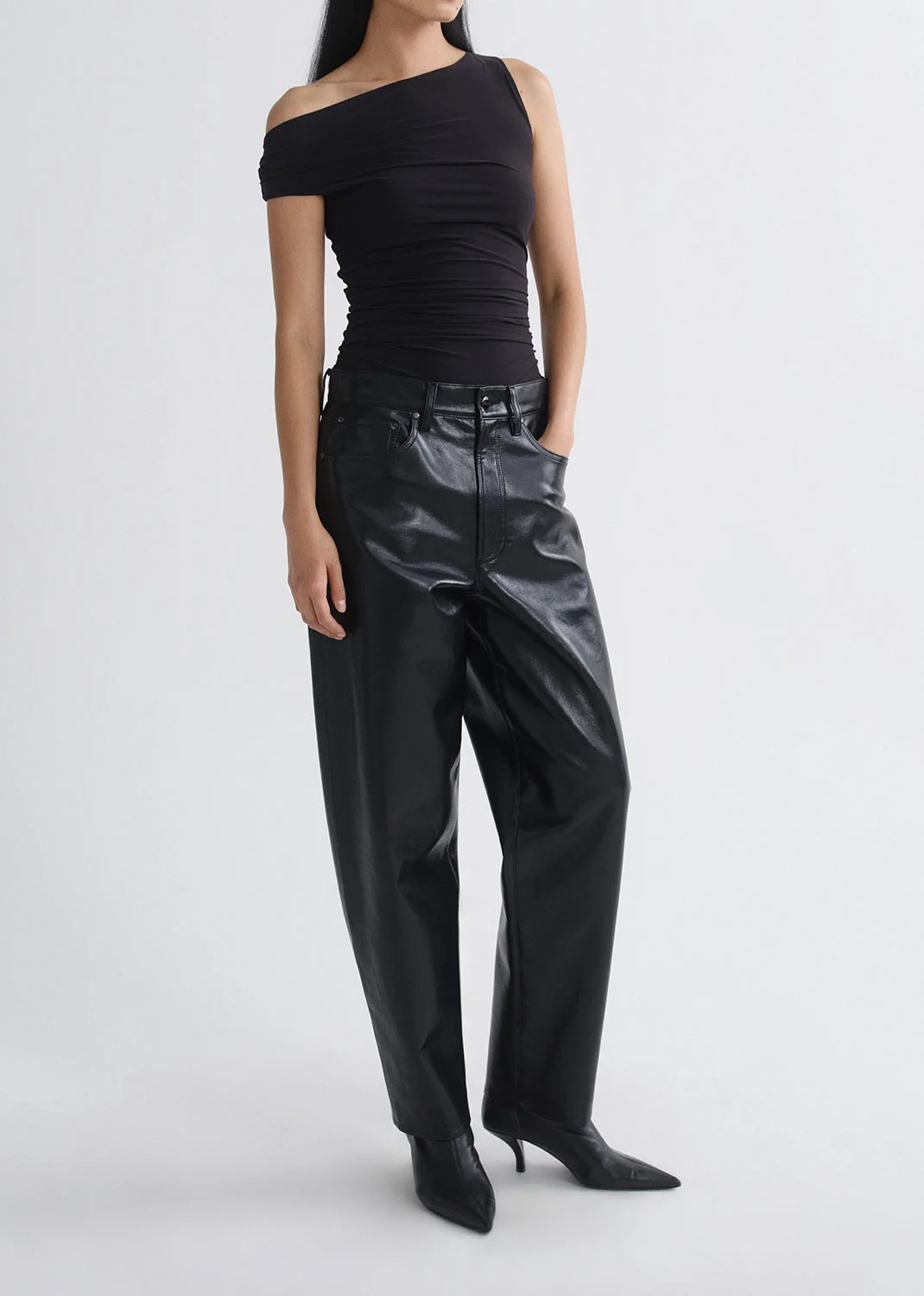 CARLIN TOP IN BLACK - 1