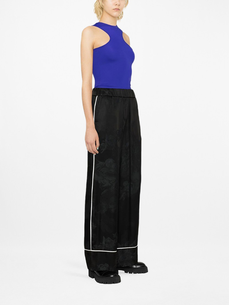 piped-trim pyjama trousers 3