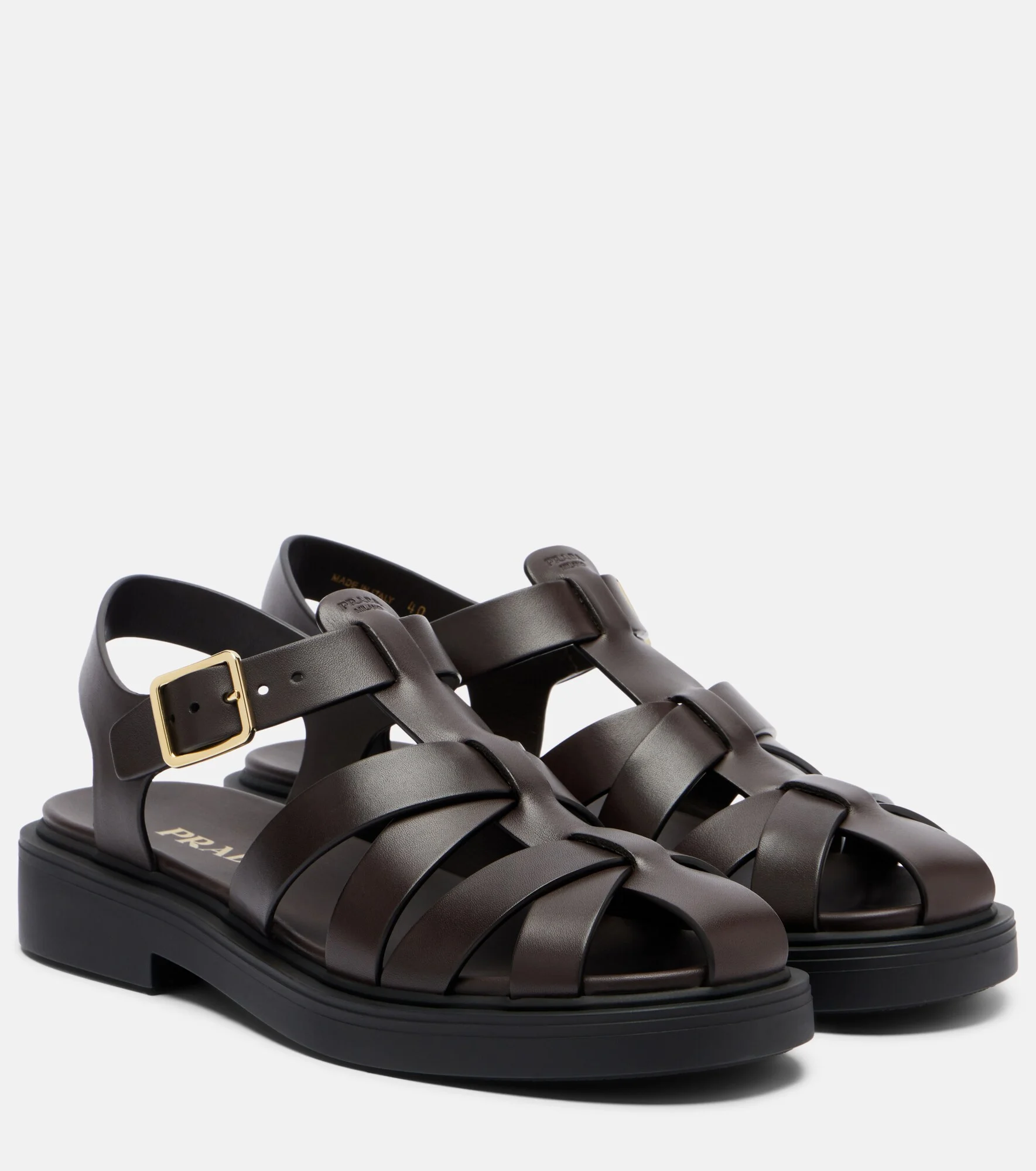 Leather fisherman sandals - 1