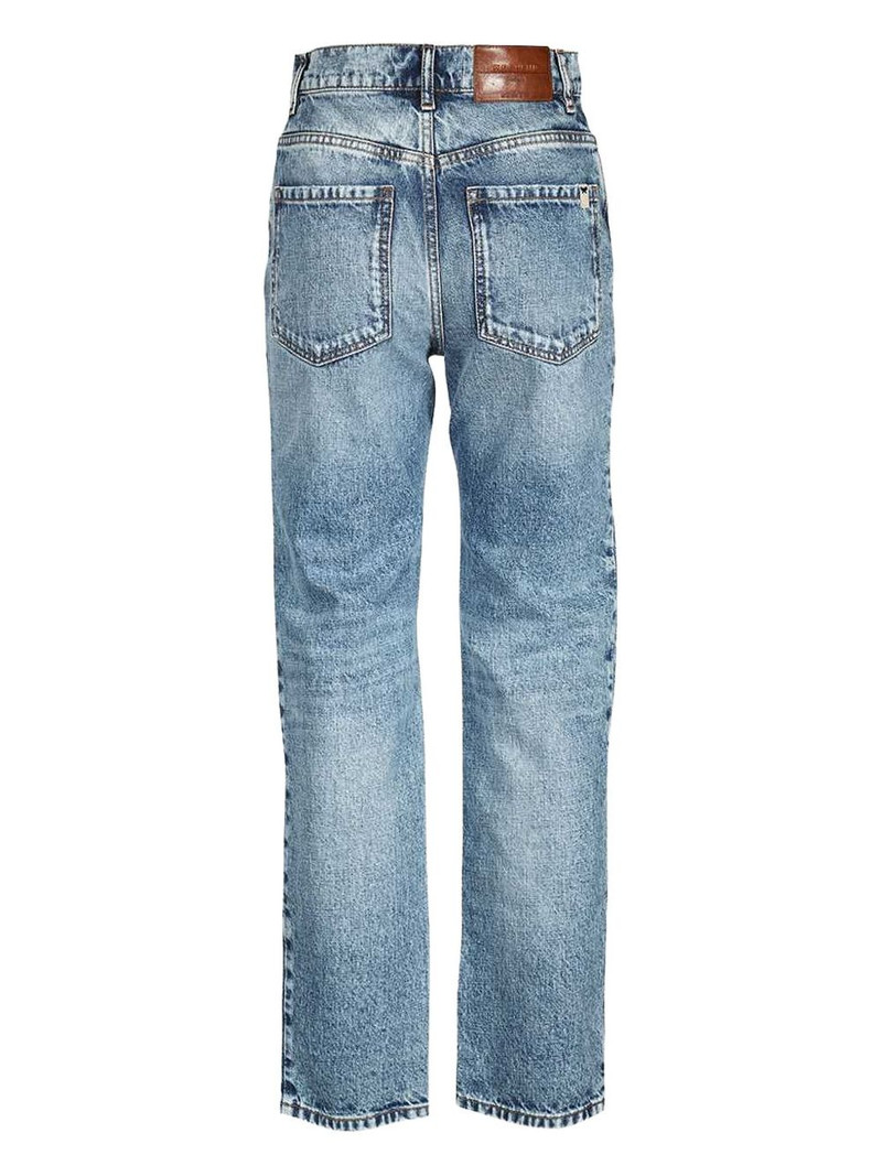 WEEKEND Max Mara contrast-stitching jeans outlook