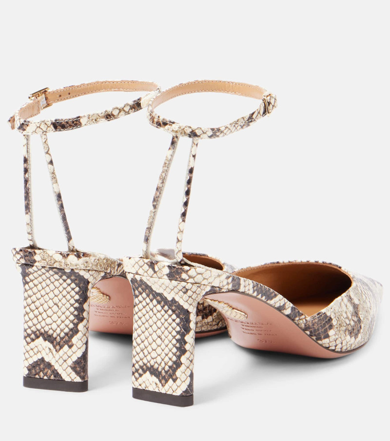 Blade 65 snake-print leather pumps 3