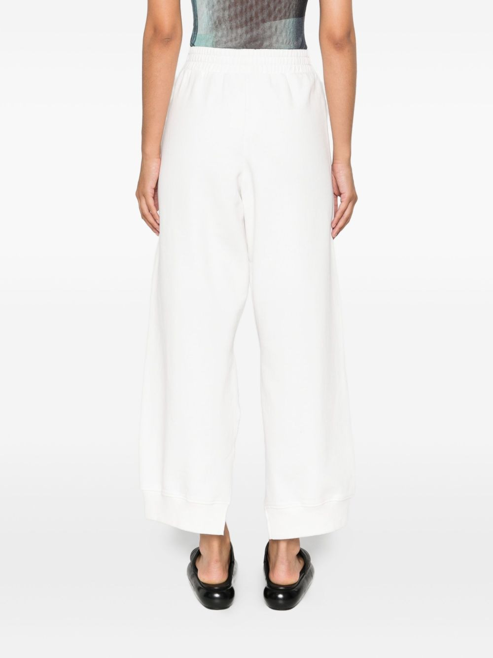 number-print track pants - 4