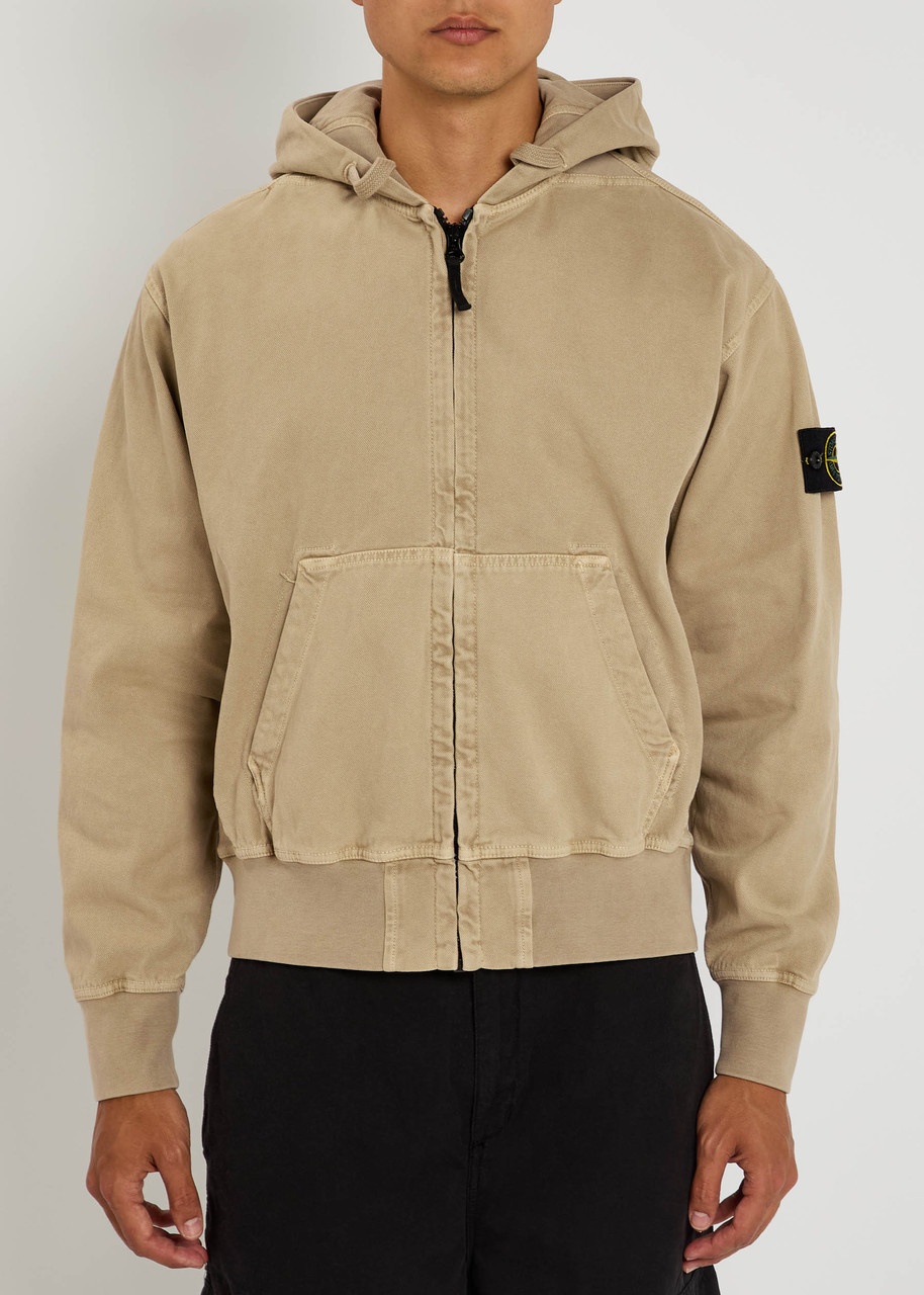 Stone Island Hooded Canvas Work Jacket - 2