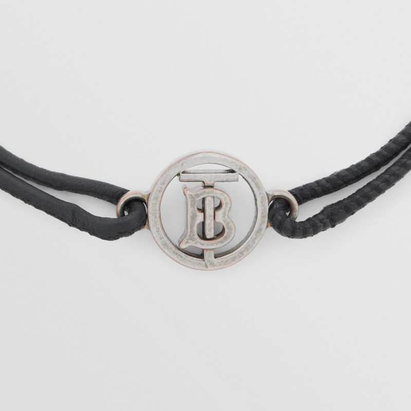 Burberry Monogram Motif Suede Cord Bracelet outlook