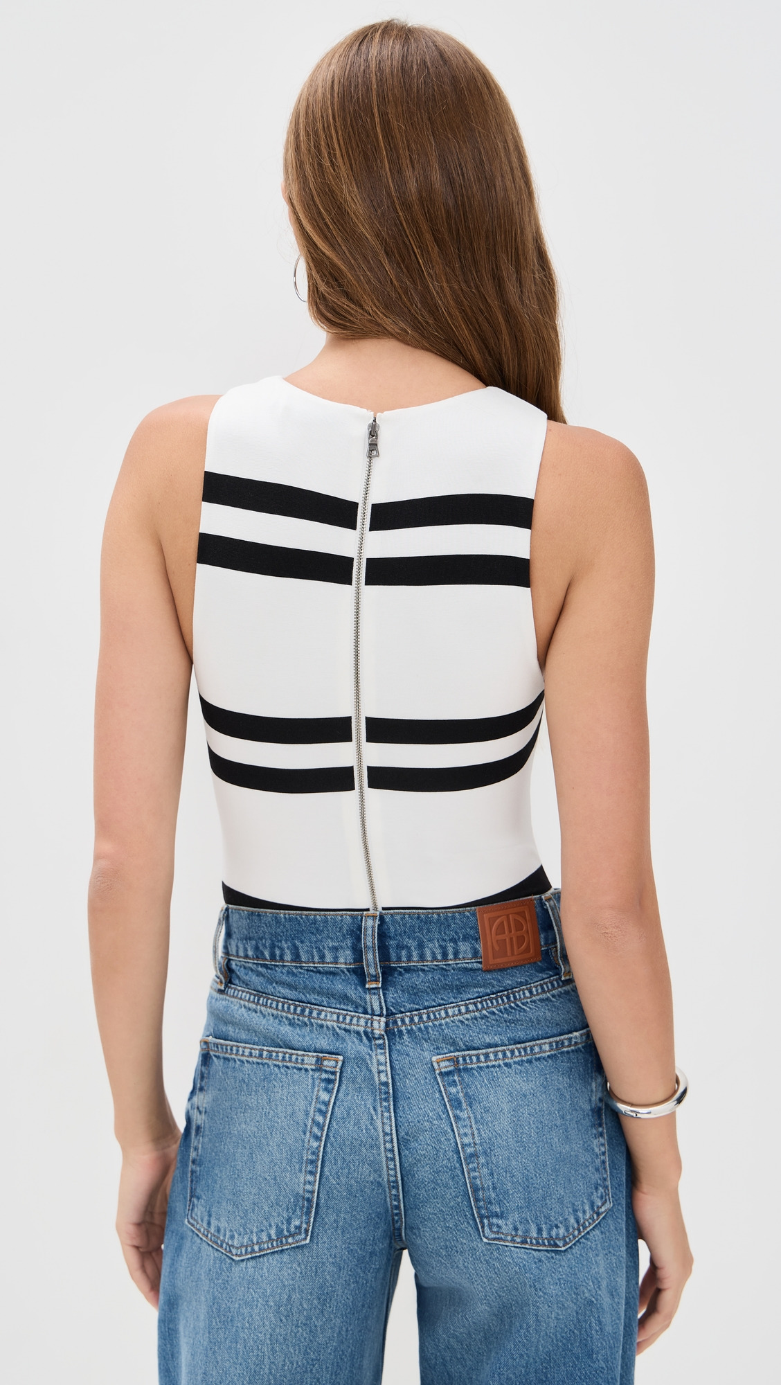 Rothy Sleeveless Crew Neck Sculpt Thong Bodysuit - 2