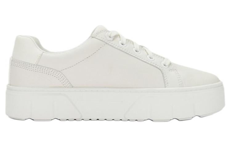 (WMNS) Timberland Low Lace Up Sneakers 'White Full Grain' A61FGW - 2