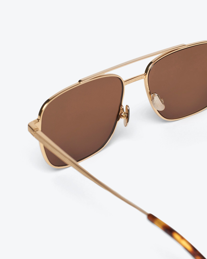 SARE - Metal aviator sunglasses - Gold 3